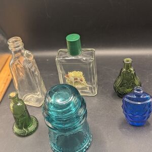 Vintage Glass Bottle Collection Wheaton, Hemingway, Sportsman, Etc